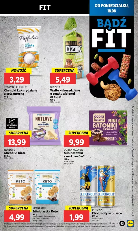 Lidl - gazetka promocyjna Oferta od poniedziałku od poniedziałku 18.08 do środy 20.08 - strona 49