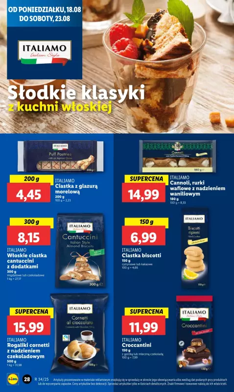 Lidl - gazetka promocyjna Oferta od poniedziałku od poniedziałku 18.08 do środy 20.08 - strona 32