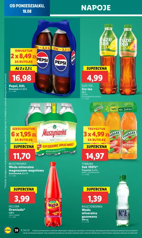 Lidl - gazetka promocyjna Oferta od poniedziałku od poniedziałku 18.08 do środy 20.08 - strona 42