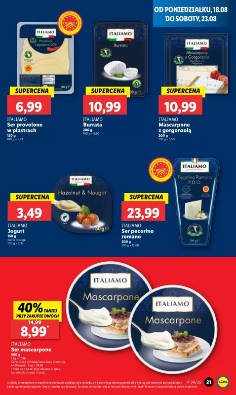 Lidl - gazetka promocyjna Oferta od poniedziałku od poniedziałku 18.08 do środy 20.08 - strona 25