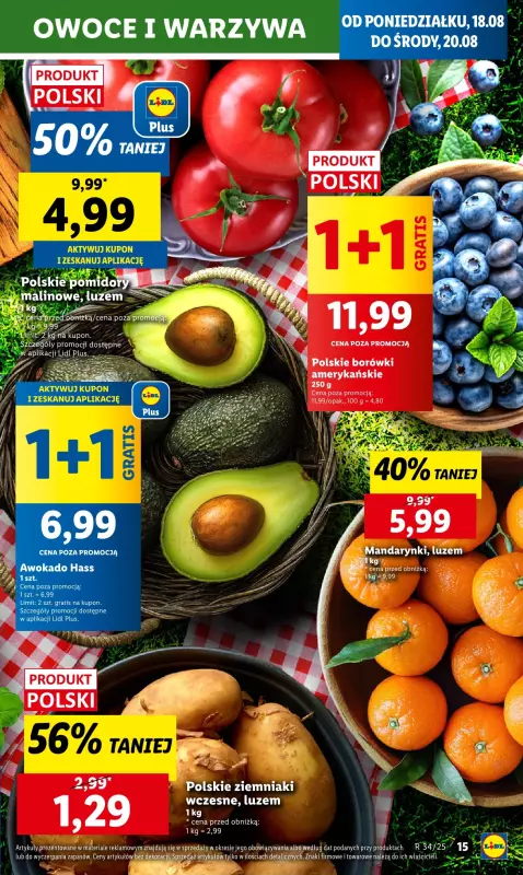 Lidl - gazetka promocyjna Oferta od poniedziałku od poniedziałku 18.08 do środy 20.08 - strona 19