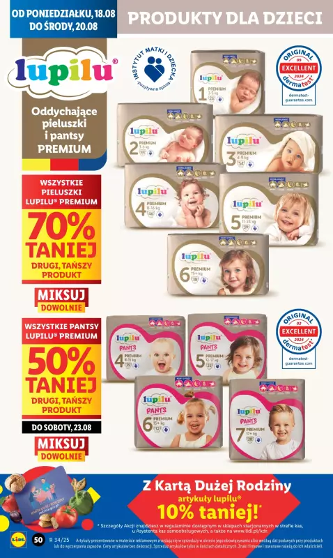 Lidl - gazetka promocyjna Oferta od poniedziałku od poniedziałku 18.08 do środy 20.08 - strona 58