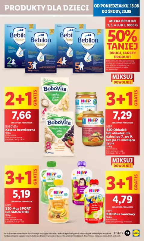 Lidl - gazetka promocyjna Oferta od poniedziałku od poniedziałku 18.08 do środy 20.08 - strona 59