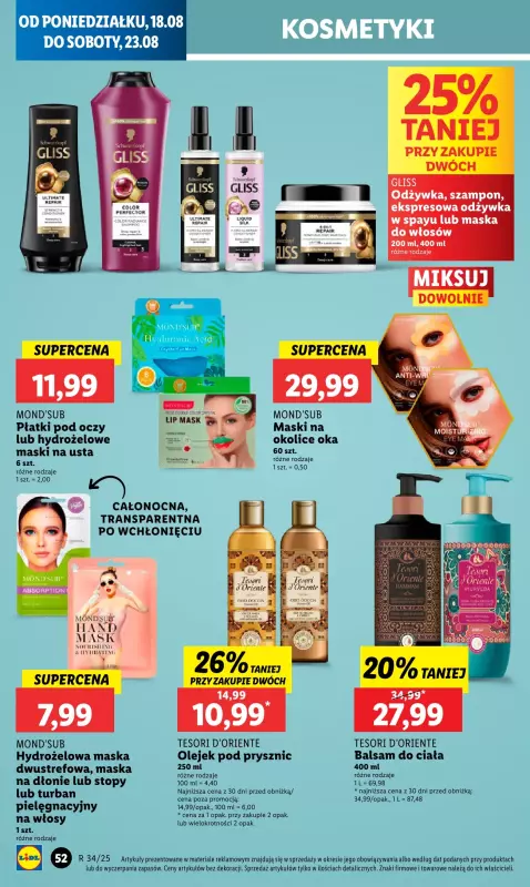 Lidl - gazetka promocyjna Oferta od poniedziałku od poniedziałku 18.08 do środy 20.08 - strona 60
