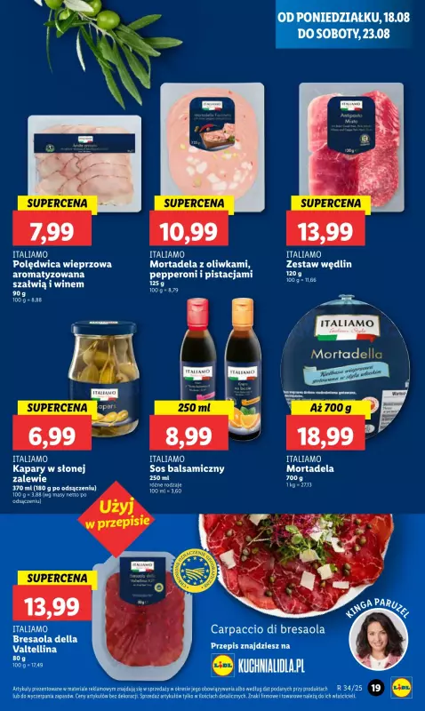 Lidl - gazetka promocyjna Oferta od poniedziałku od poniedziałku 18.08 do środy 20.08 - strona 23