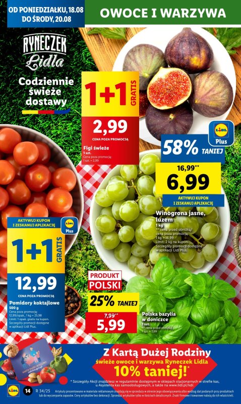 Lidl - gazetka promocyjna Oferta od poniedziałku od poniedziałku 18.08 do środy 20.08 - strona 18