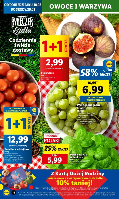 Lidl - gazetka promocyjna Oferta od poniedziałku od poniedziałku 18.08 do środy 20.08 - strona 18