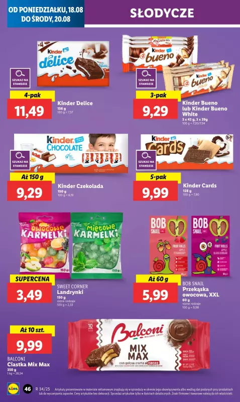 Lidl - gazetka promocyjna Oferta od poniedziałku od poniedziałku 18.08 do środy 20.08 - strona 54