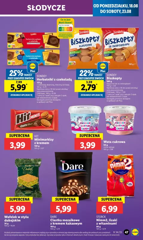 Lidl - gazetka promocyjna Oferta od poniedziałku od poniedziałku 18.08 do środy 20.08 - strona 55