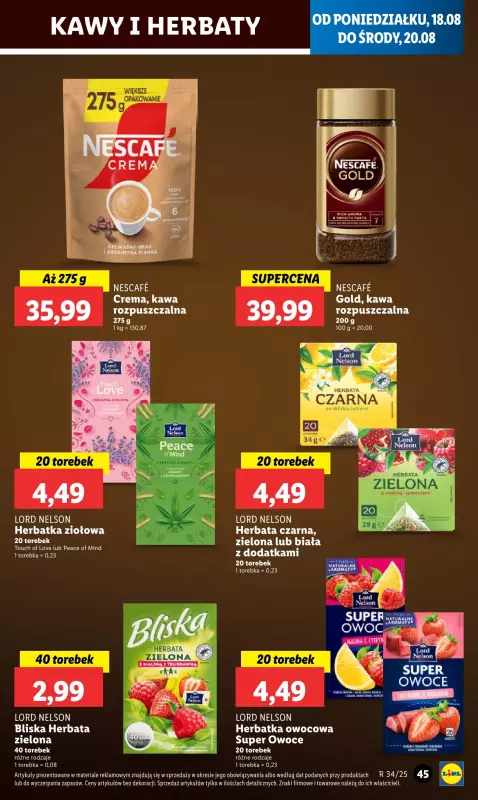 Lidl - gazetka promocyjna Oferta od poniedziałku od poniedziałku 18.08 do środy 20.08 - strona 53