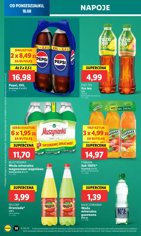 Lidl - gazetka promocyjna Oferta od poniedziałku od poniedziałku 18.08 do środy 20.08 - strona 42