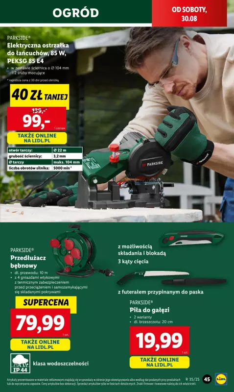 Lidl - gazetka promocyjna Katalog od poniedziałku 25.08 do soboty 30.08 - strona 45
