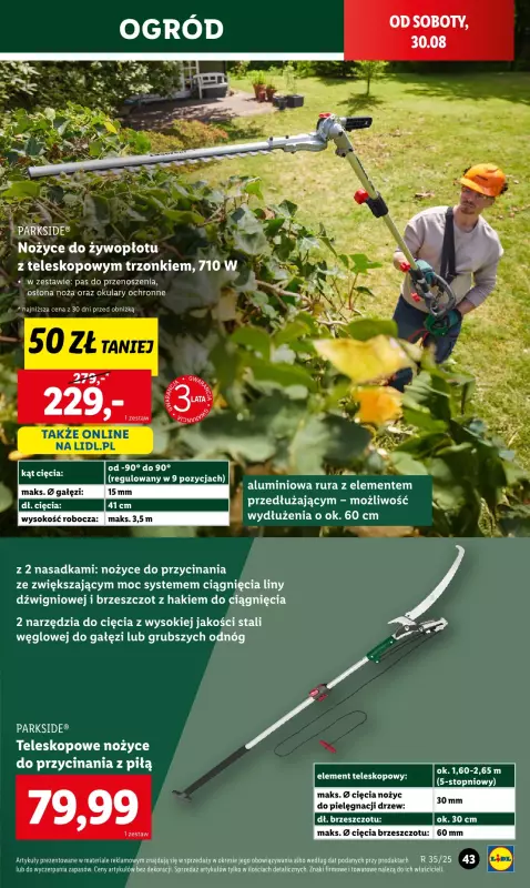 Lidl - gazetka promocyjna Katalog od poniedziałku 25.08 do soboty 30.08 - strona 43