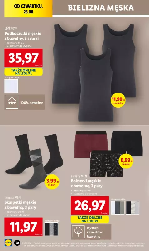 Lidl - gazetka promocyjna Katalog od poniedziałku 25.08 do soboty 30.08 - strona 32