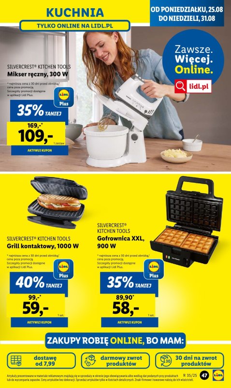 Lidl - gazetka promocyjna Katalog od poniedziałku 25.08 do soboty 30.08 - strona 49