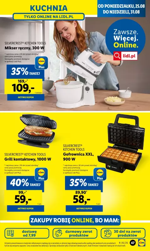 Lidl - gazetka promocyjna Katalog od poniedziałku 25.08 do soboty 30.08 - strona 49