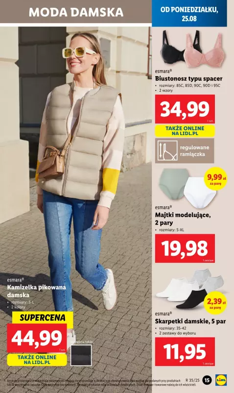 Lidl - gazetka promocyjna Katalog od poniedziałku 25.08 do soboty 30.08 - strona 15