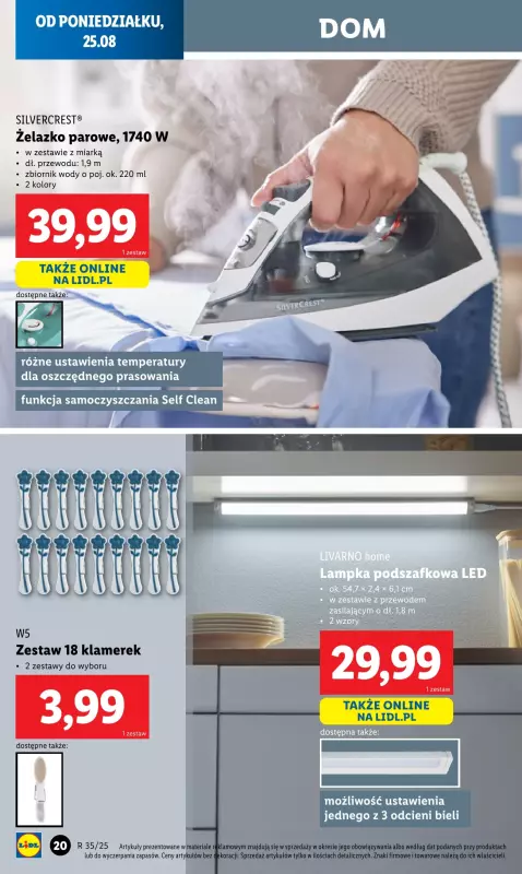 Lidl - gazetka promocyjna Katalog od poniedziałku 25.08 do soboty 30.08 - strona 20