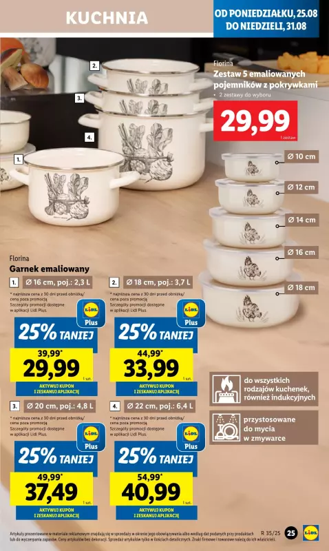 Lidl - gazetka promocyjna Katalog od poniedziałku 25.08 do soboty 30.08 - strona 25