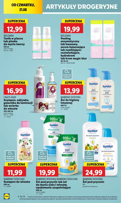 Lidl - gazetka promocyjna Oferta od czwartku od czwartku 21.08 do soboty 23.08 - strona 52