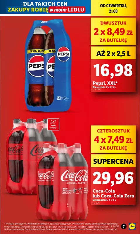 Lidl - gazetka promocyjna Oferta od czwartku od czwartku 21.08 do soboty 23.08 - strona 7