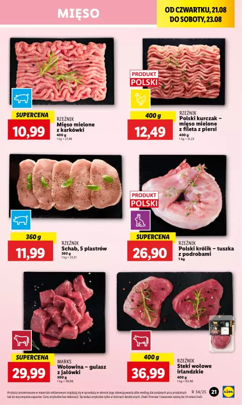 Lidl - gazetka promocyjna Oferta od czwartku od czwartku 21.08 do soboty 23.08 - strona 25