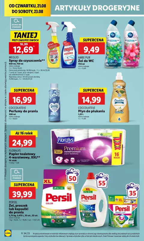Lidl - gazetka promocyjna Oferta od czwartku od czwartku 21.08 do soboty 23.08 - strona 54