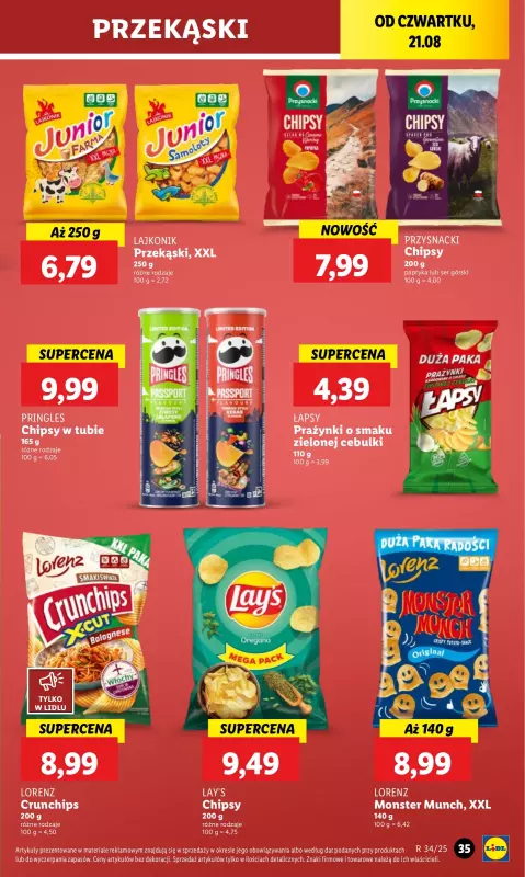 Lidl - gazetka promocyjna Oferta od czwartku od czwartku 21.08 do soboty 23.08 - strona 43