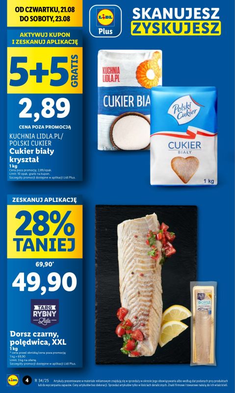Lidl - gazetka promocyjna Oferta od czwartku od czwartku 21.08 do soboty 23.08 - strona 4