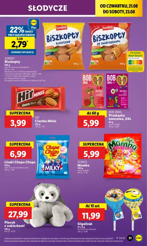 Lidl - gazetka promocyjna Oferta od czwartku od czwartku 21.08 do soboty 23.08 - strona 37