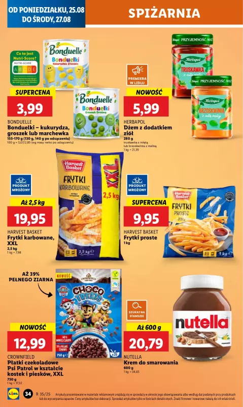 Lidl - gazetka promocyjna Oferta od poniedziałku od poniedziałku 25.08 do środy 27.08 - strona 38