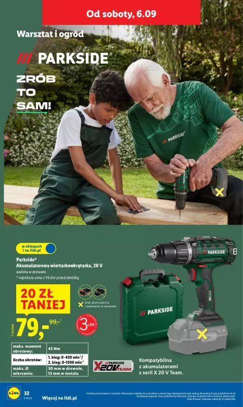 Lidl - gazetka promocyjna Katalog od poniedziałku 01.09 do soboty 06.09 - strona 34