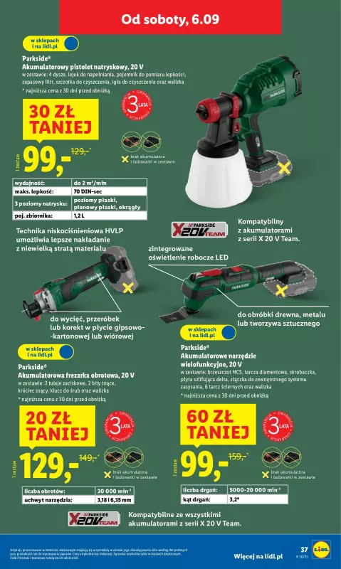 Lidl - gazetka promocyjna Katalog od poniedziałku 01.09 do soboty 06.09 - strona 39