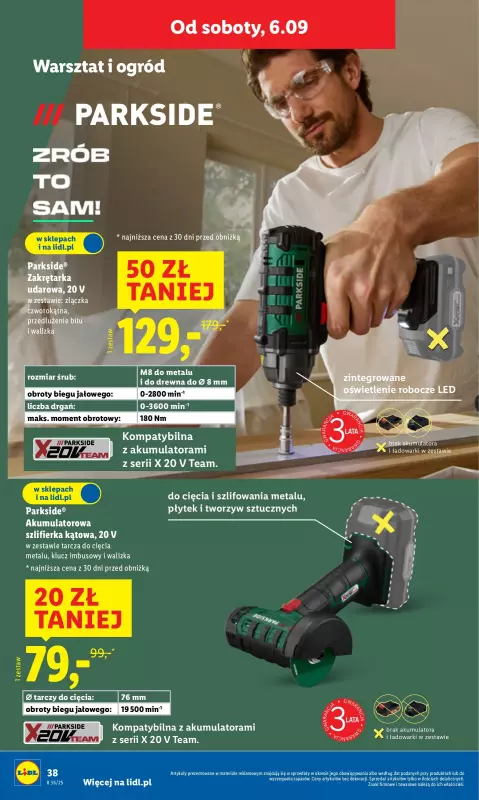 Lidl - gazetka promocyjna Katalog od poniedziałku 01.09 do soboty 06.09 - strona 40