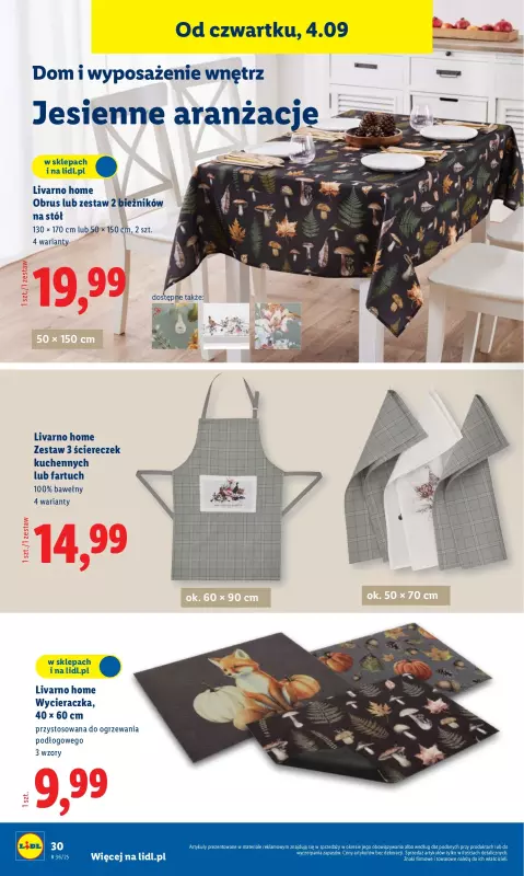 Lidl - gazetka promocyjna Katalog od poniedziałku 01.09 do soboty 06.09 - strona 32