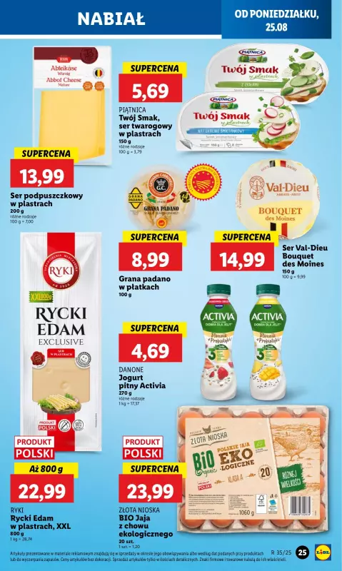 Lidl - gazetka promocyjna Oferta od poniedziałku od poniedziałku 25.08 do środy 27.08 - strona 29
