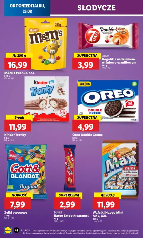 Lidl - gazetka promocyjna Oferta od poniedziałku od poniedziałku 25.08 do środy 27.08 - strona 48