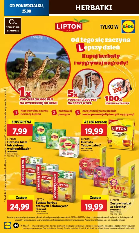 Lidl - gazetka promocyjna Oferta od poniedziałku od poniedziałku 25.08 do środy 27.08 - strona 50