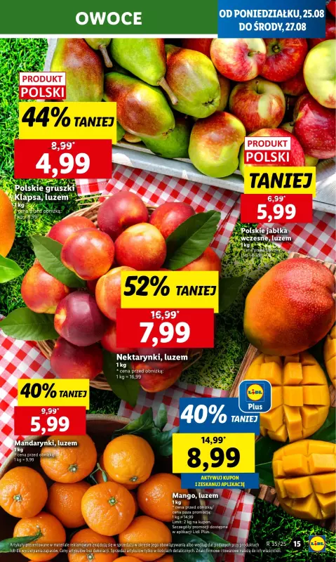 Lidl - gazetka promocyjna Oferta od poniedziałku od poniedziałku 25.08 do środy 27.08 - strona 19