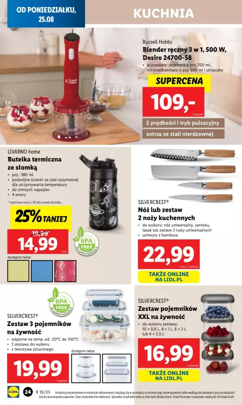 Lidl - gazetka promocyjna Katalog od poniedziałku 25.08 do soboty 30.08 - strona 26