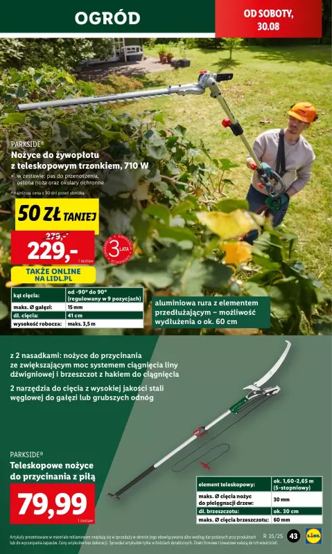 Lidl - gazetka promocyjna Katalog od poniedziałku 25.08 do niedzieli 31.08 - strona 47