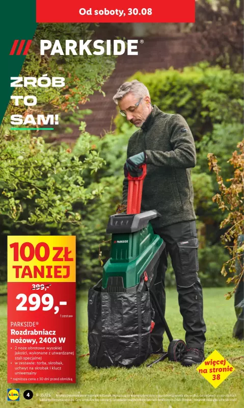 Lidl - gazetka promocyjna Katalog od poniedziałku 25.08 do niedzieli 31.08 - strona 4