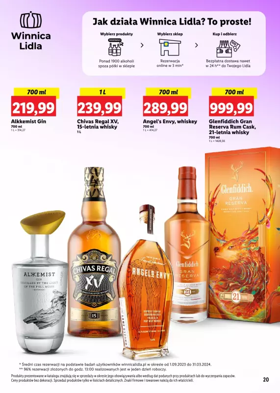 Lidl - gazetka promocyjna Katalog alkoholi mocnych  do soboty 20.09 - strona 20