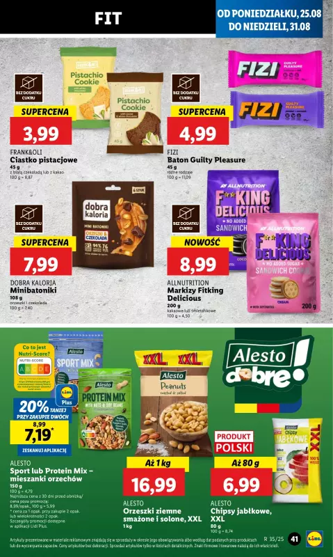 Lidl - gazetka promocyjna Oferta od poniedziałku od poniedziałku 25.08 do środy 27.08 - strona 47