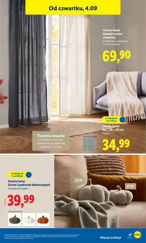 Lidl - gazetka promocyjna Katalog od poniedziałku 01.09 do soboty 06.09 - strona 29