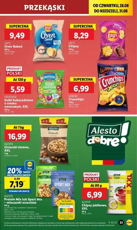 Lidl - gazetka promocyjna Oferta od czwartku od czwartku 28.08 do niedzieli 31.08 - strona 37
