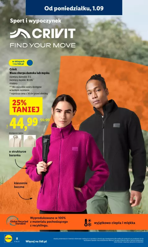 Lidl - gazetka promocyjna Katalog od poniedziałku 01.09 do soboty 06.09 - strona 8