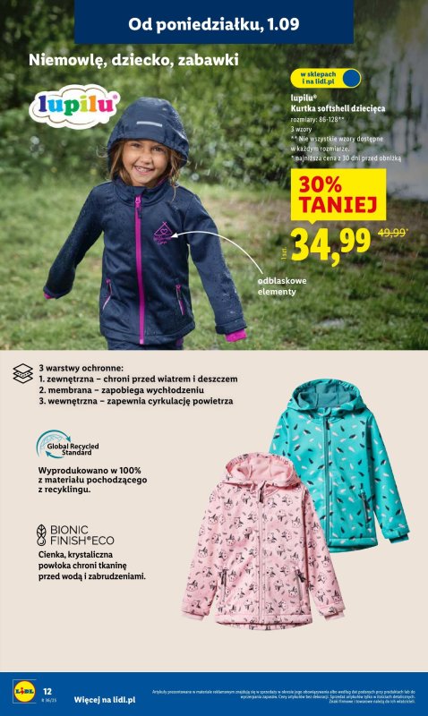 Lidl - gazetka promocyjna Katalog od poniedziałku 01.09 do soboty 06.09 - strona 12