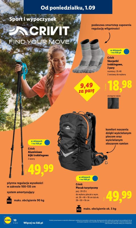 Lidl - gazetka promocyjna Katalog od poniedziałku 01.09 do soboty 06.09 - strona 10