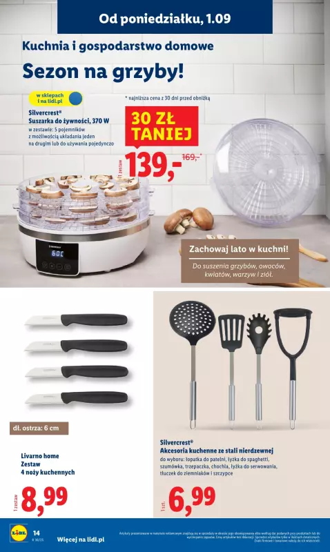 Lidl - gazetka promocyjna Katalog od poniedziałku 01.09 do soboty 06.09 - strona 16